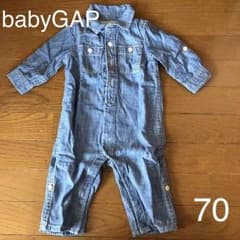 【babyGAP】デニムロンパースのサムネイル