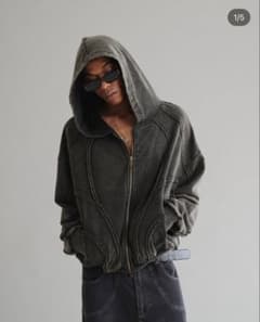 ANDER HUNK Overdye Double Zip-up Parkerのサムネイル