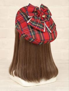 新品】DollyHolidayチェックリボンベレー帽 - メルカリ