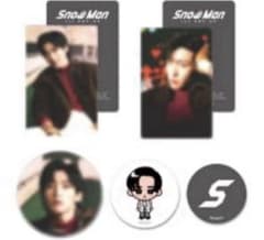 目黒蓮 缶バッジ フォトカードC 、ミニポスター×2 POPUP 台北 台湾 SnowMan POPUP 台北 目黒蓮 缶バッジセット+フォトカC - メルカリ