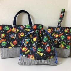 入園入学準備☆ヒッコリーデニム3点セットのサムネイル