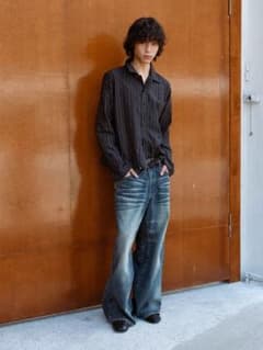 即日発送JCAESAR STUDIO ブルーグレイウォッシュドデニム 13oz - メルカリ