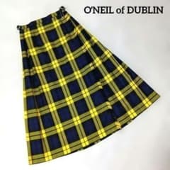 【O’NEIL OF DUBLIN 】タータンチェック ラップスカート O'NEIL of DUBLIN オニールオブダブリン チェック ラップスカート