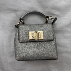 FURLA パーティーバッグ/ショルダーバッグ シルバー グリッターのサムネイル