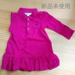 「最終値下げ⤵️」【新品未使用】ラルフローレン　ワンピース　女の子のサムネイル