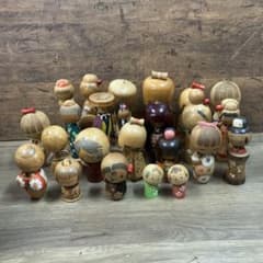 D-3 昭和レトロ 創作こけし 卯三郎こけし等 大量まとめセット ヴィンテージ D-3 昭和レトロ 創作こけし 卯三郎こけし等 大量まとめセット