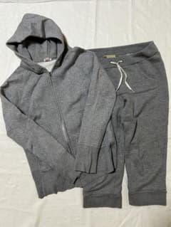 DRESSTERIOR ジップアップパーカー パンツ セットアップ グレー 2のサムネイル