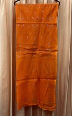 【専用】エジプト製アシュート刺繍生地(オレンジ1、2)のサムネイル