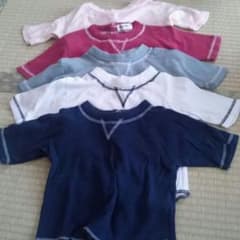 値下げします！五分袖Tシャツ♪色違い5枚セット♪のサムネイル