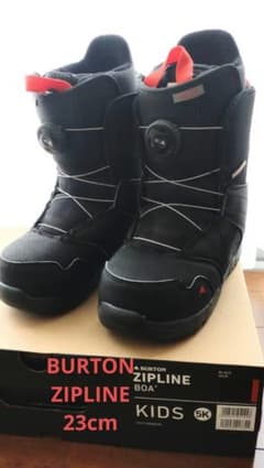 Burton Zipline BOA キッズ スノーボードブーツ 23cm - メルカリ