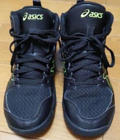 asicsバスケットボールシューズ　DUNKSHOT MB10 ブラックグリーンのサムネイル