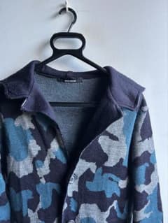 美品】TAKESHY KUROSAWA ニット パーカ カモフラ イタリア製 - メルカリ