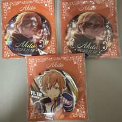 プロセカ　東雲彰人　はっぴーこれくしょんくじ　バースデーギフト　箔押し缶バッジ 東雲彰人彰人ハピこれくじ アクリルスタンド色紙＆箔押し缶バッジ