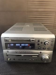 DENON D-MA5DV ミニコンポ シルバー ジャンク品【エコメルカリ便