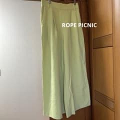 ROPÉ PICNIC ワイドパンツ ライトグリーン 38のサムネイル