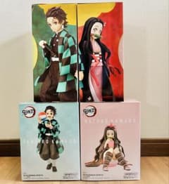 新品未開封】鬼滅の刃フィギュア 炭治郎 禰豆子 SPM BANPREST 4体