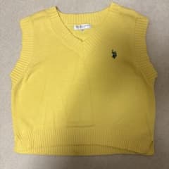 U.S. POLO ASSN. ニットベスト イエローのサムネイル