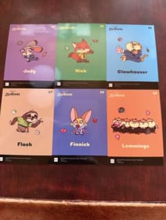 ズートピア コレクションカードのサムネイル