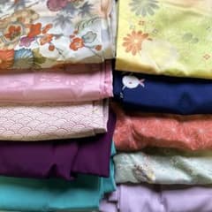 着物まとめ売り アンティーク 素材用 色々 リメイク ハンドメイド