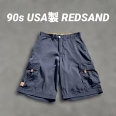 oldsurf ナイロンカーゴパンツ 90s USA製 REDSAND ネイビー