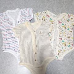 半袖ロンパース肌着3枚のサムネイル