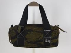 STUSSY ステューシー　ミニ　ボストンバッグ　カモフラージュ柄　y2kのサムネイル