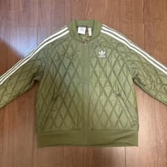 adidas キルティングジャケット オリーブ Sのサムネイル