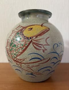 沖縄　壺屋焼　仁王窯　壺　花入れ 沖縄 壺屋焼 仁王窯 壺 花入れ - メルカリ