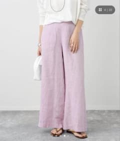 plage 製品加工Linenワイドパンツのサムネイル