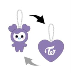 TWICE BABY LOVELY リバーシブルバッグチャーム　サナ SANAのサムネイル