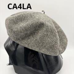 美品 CA4LA カシラ 麻混ベレー帽 サイズ調整可能 日本製のサムネイル