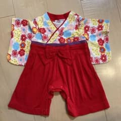 袴ロンパース 女の子 60のサムネイル