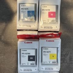 Canon PFI-107 (BK Y C M)4個セットのサムネイル