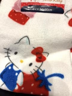 新作◇ハローキティ フェイスタオル　1枚のサムネイル