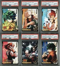 PSA10 連番 ヒロアカ デク 爆轟 ジャンプ 55周年 カード - メルカリ