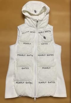 美品★PEARLY GATES フード付きベスト ホワイト PEARLY GATES フード付きベスト ホワイト - メルカリ