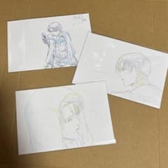 진격의 거인 원화 엽서 리바이 생일 기념 페어