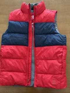 GAP KIDS ダウンベスト XL 赤・青のサムネイル