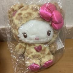 HELLO KITTY ヒョウ柄ぬいぐるみのサムネイル