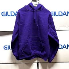 GILDANギルダン☆パーカー☆パープル☆紫色☆無地☆Mサイズ！