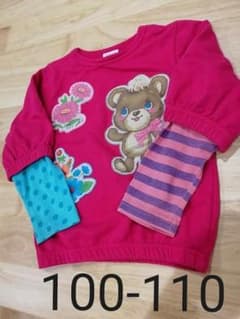 PAROCLUB ☆重ね着風Tシャツ100-110のサムネイル