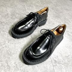 ほぼ新品【UNIQLO C】チロリアンシューズ/エナメル 厚底 完売 希少
