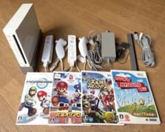 Wii本体＋ゲームソフト4本セット - メルカリ