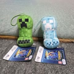 マインクラフトダンジョンズ2 デフォルメマスコット クリーパー 2体