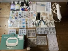 レジン用品セット UV LEDライト付きのサムネイル