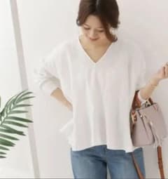 アーバンリサーチドアーズ  リネンAラインブラウスのサムネイル