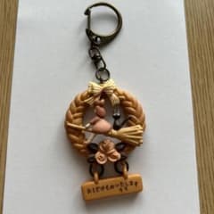 Studio Ghibli Kiki's Delivery Service Keychain - Bread Wreath - Kiki & Jiji