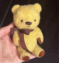 黄金色のテディベア アーティストベア 海外作家様 ハンドメイド