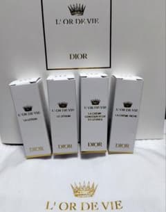 Dior L'OR DE VIE 豪華説明書付きトライアル4種類セット Dior L'OR DE VIE 豪華説明書付きトライアル4種類セット - メルカリ