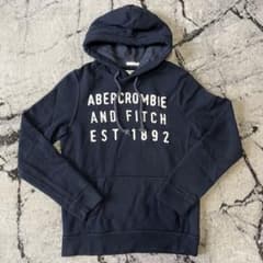 Abercrombie&Fitch アバクロパーカー スウェット ネイビー XSのサムネイル